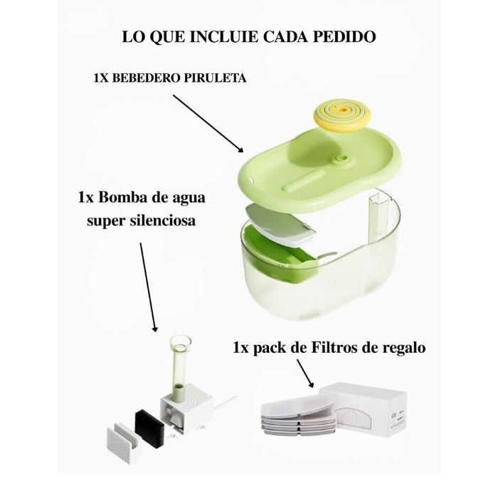Bebedero Piruleta-Antibacteriano