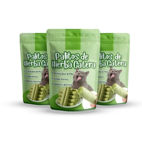 Snacks de Dentición de Hierba Gatera